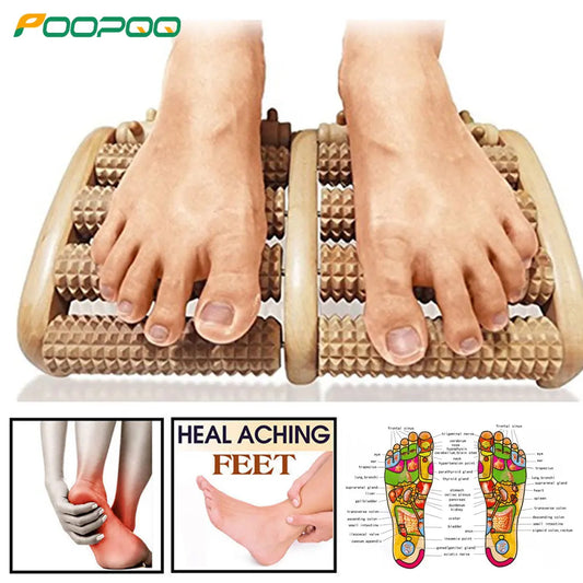 Spiral Wooden Foot Massager